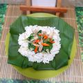 Cooksnap dari tehitaa untuk resep Nasi Gurih Jamur Bayam Mercon
