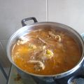 El cooksnap de Emanuel Miranda cuando hizo Estofado de papas con pollo.