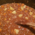 El cooksnap de marinaspera cuando hizo Guiso de lentejas con carne y salchicha parillera. Rico y fácil!.