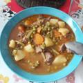 El cooksnap de Paola cuando hizo Receta estofado de patatas con carne y verduras.