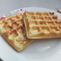 El cooksnap de monica cuando hizo Waffles sin TACC y con dulce de leche.