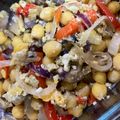 El cooksnap de Elena Zornoza cuando hizo Revuelto de garbanzos con verdura.
