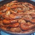 El cooksnap de Judith Alberich Frances cuando hizo Pollo con gambas (mar y montaña).