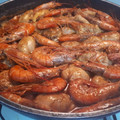 El cooksnap de Judith Alberich Frances cuando hizo Pollo con gambas (mar y montaña).