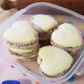 El cooksnap de Anisé Casim cuando hizo Alfajores de maicena Royal .