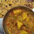 Tanishka soni का कुकस्नैप जब उन्होंने आलू शिमला मिर्च की सब्जी (aloo shimla mirch ki sabzi recipe in Hindi) बनाया था।