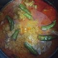Mrs. Rashid's cooksnap of when they made Achar Gosht.
