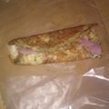El cooksnap de Maria Molina cuando hizo Omelett de jamón y queso.