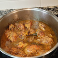 El cooksnap de Maite cuando hizo Muslitos de pollo en salsa de la abuela.