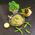 Sneha Patel's cooksnap of when they made ગ્રીન ઓળો (Green Oro Recipe In Gujarati).