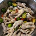 Cooksnap của Trang Đen khi họ làm theo món Chân gà ngâm sả tắc chua cay