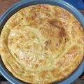 El cooksnap de Rosamar Núñez cuando hizo Fainá de queso (sin gluten).