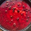 El cooksnap de Caro Zaragosi cuando hizo Cheesecake de frutos rojos (sin horno).