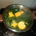 Cooksnap dari Ummu Arrayyaan untuk resep Sayur Bening Bayam Jagung