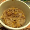 El cooksnap de Mariana Fiorito cuando hizo Mugcake frutal fit (sin harina).