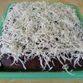 Cooksnap dari Kirie Takenaga untuk resep Brownis kukus super lembut nyoklat (Brownis Amanda KW)