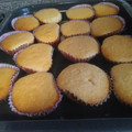 El cooksnap de Delfi cuando hizo Cupcakes de vainilla😃.