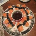 El cooksnap de namrex cuando hizo Nigiri o sushi de salmón.