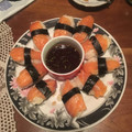 El cooksnap de namrex cuando hizo Nigiri o sushi de salmón.