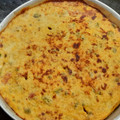 El cooksnap de Cris Chavez cuando hizo Soufflé de zapallitos.
