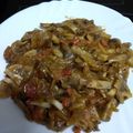 El cooksnap de Catlos cuando hizo Champiñones con chorizo.