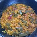 El cooksnap de Irene-Guirao cuando hizo Arroz meloso con pollo.