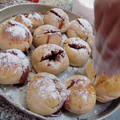 El cooksnap de Rocio Bucarey cuando hizo Miguelitos rellenos de dulce de leche.