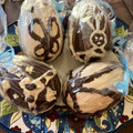 El cooksnap de Teresa cuando hizo Huevo de Pascua, relleno de bombones caseros.