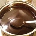 El cooksnap de Valentina Paz cuando hizo Ganache de Chocolate.