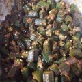 Pinal Patel's cooksnap of when they made ભીંડા નું શાક(bhinda nu saak recipe in Gujarati).