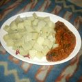 Zainab Jari(xeetertastybites)'s cooksnap of when they made Plain yam with peppered sauce.