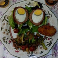 El cooksnap de tinitorrr cuando hizo Huevos a la escocesa.