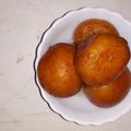 Sabina Tabassum's cooksnap of when they made Khoya Gulab jamun.