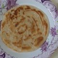Saira Abdullah's cooksnap of when they made Laccha Paratha.