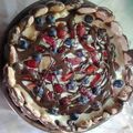 El cooksnap de Ivone Núñez cuando hizo Charlotta de fresa y kiwi.