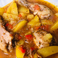 El cooksnap de Rebe cuando hizo Pollo en salsa con patatas guisadas.