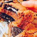 Cooksnap-ul lui Georgiana atunci când a preparat Brownie cu biscuiți Oreo, fulgi de ciocolată și fulgi de sare.