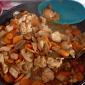 El cooksnap de Saray cuando hizo Pollo con champiñones y zanahoria.