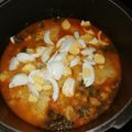 El cooksnap de Mamen cuando hizo Garbanzos con bacalao.
