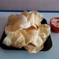 Payal Bhatt's cooksnap of when they made પોટેટો ચિપ્સ (Potato Chips Recipe In Gujarati).
