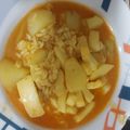 El cooksnap de antonio cuando hizo Patatas con calamares.