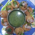 Bhavna Lodhiya's cooksnap of when they made પાણી પૂરી (Pani Puri Recipe In Gujarati).