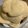El cooksnap de Fernanda Toribia cuando hizo Pan amasado vegano.