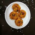 Mridula Bansal's cooksnap of when they made Sabudana Cutlets or Wada.
