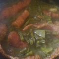 El cooksnap de Lopez Peniche Marian cuando hizo Chicharrón en salsa verde con nopales.