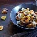 il Anna Vella quando ha preparato Orecchiette tricolore con paprika affumicata, tè matcha, vongole