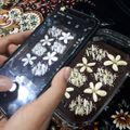 کوک اسنپ Atena بعد از امتحان کردن کیک یخچالی موزی.