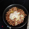 El cooksnap de Paco Gimenez Gomez cuando hizo Huevos con cebolla y lomo adobado.