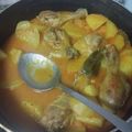 El cooksnap de La Jaula De Las Lokas cuando hizo Jamoncitos de pollo con patatas estofadas.