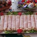 Judit Károlyné Csürke Cooksnap-ja, amikor elkészítette a(z) Tormakrémes sonkatekercs receptet.